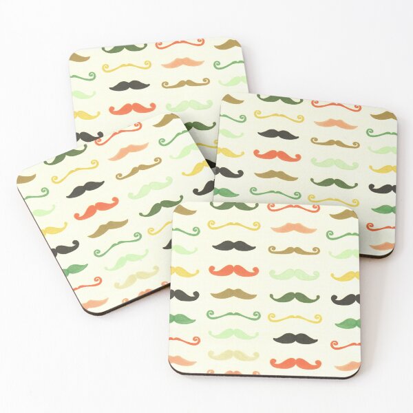 Item preview, Handlebar Mustaches - Colorful Pattern designed and sold by elevens.