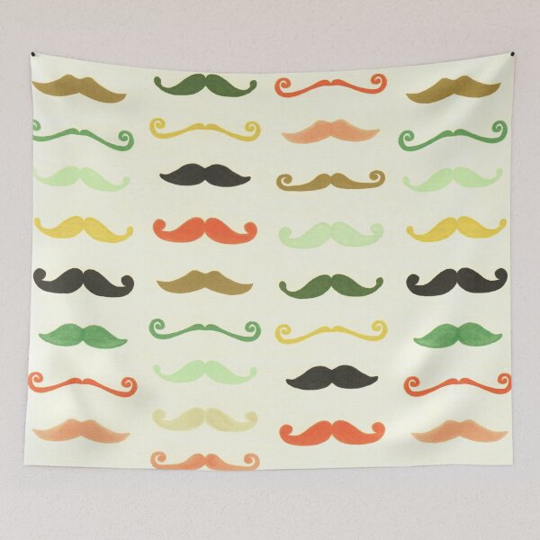 Item preview, Handlebar Mustaches - Colorful Pattern designed and sold by elevens.