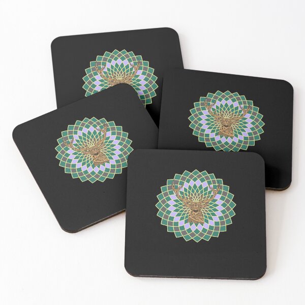 Item preview, Deer In Mandala, Mandala Art designed and sold by AuroCreatives.
