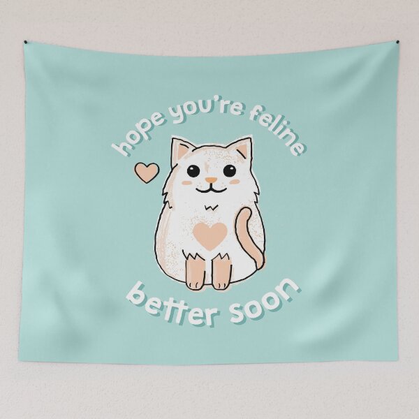 Item preview, Cute Cat Get Well Soon Gift / Thinking of You designed and sold by coolintent.