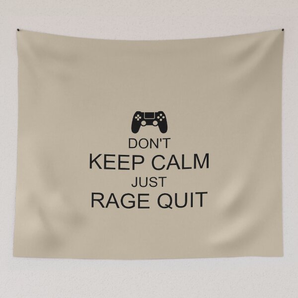 Item preview, DONT KEEP CALM - JUST RAGE QUIT designed and sold by WarGear.