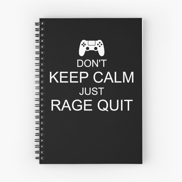 Item preview, DONT KEEP CALM - JUST RAGE QUIT designed and sold by WarGear.