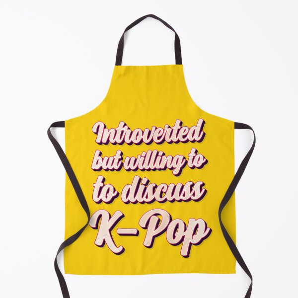 Item preview, Introverted But Willing To Discuss K-Pop - Gold designed and sold by johnta17.