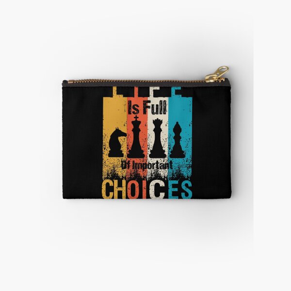 Item preview, Life Is Full Of Important Choices,Chess Gifts distressed grunge vintage color designed and sold by Houssemanthony.