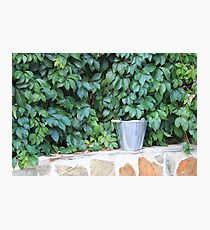 lonely bucket Photographic Print