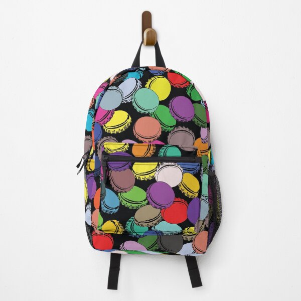 Item preview, Colorful Soda Pop Art Bottle Cap Cascade Rainbow Colors designed and sold by fingerbeans.