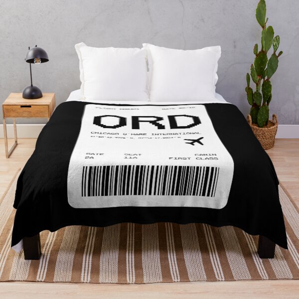Item preview, Chicago Ohare International Airport Call Letters Boarding Pass Flight Ticket designed and sold by ardasen.