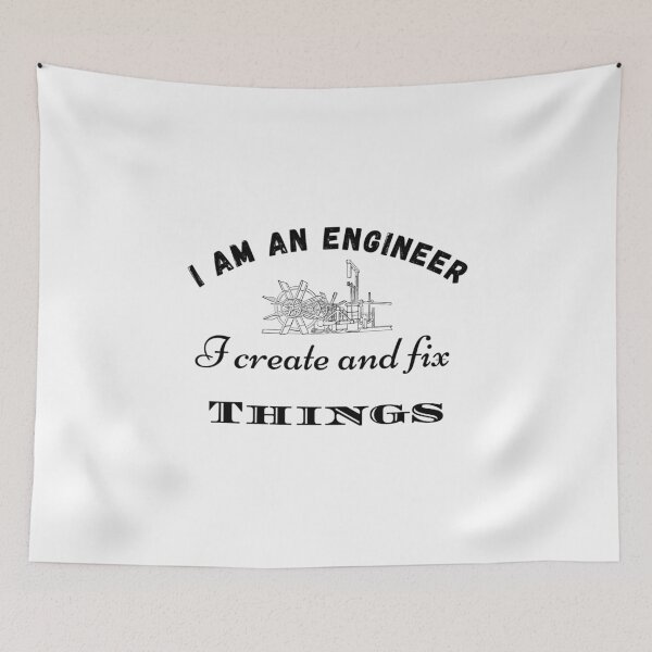 Item preview, Engineers Create And Fix designed and sold by doodle3Dandy.