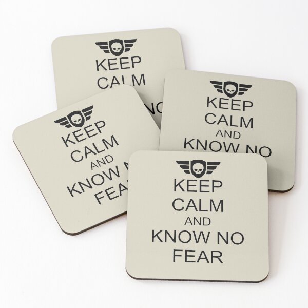 Item preview, KEEP CALM AND KNOW NO FEAR designed and sold by WarGear.