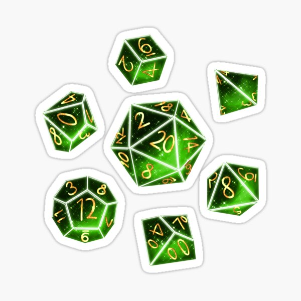 Green Polyset Sticker