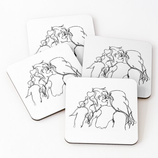 Item preview, Two Girls Kissing designed and sold by ThePrint Shop.