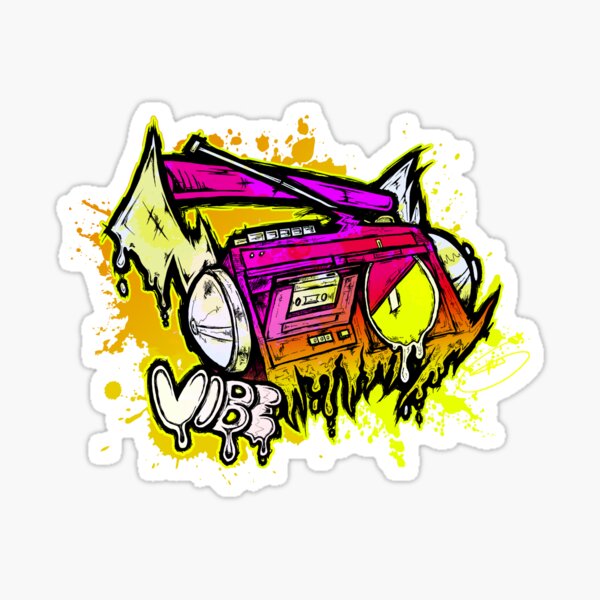 Vibe - Illustration 2020 Sticker
