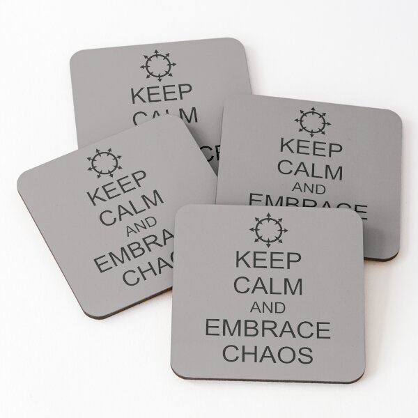 Item preview, KEEP CALM AND EMBRACE CHAOS designed and sold by WarGear.