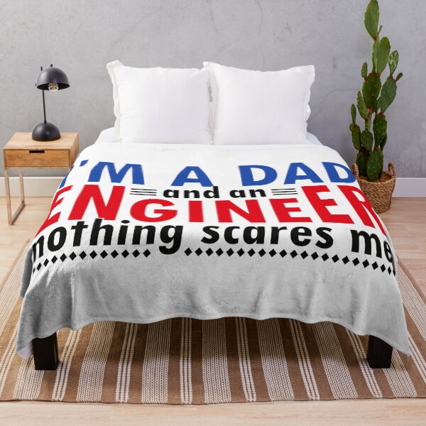 Item preview, I'm a Dad and an Engineer nothing scares me designed and sold by CreativaArt-.