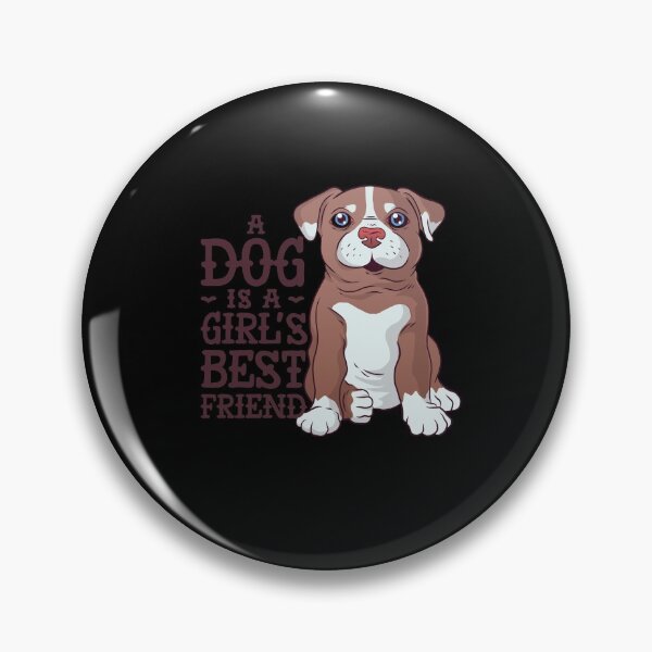 Item preview, A Dog Is A Girl's Best Friend designed and sold by TeaAndPrints.