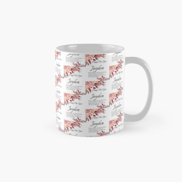 Item preview, Happy New Year Jayden. Personalized gift designed and sold by amrmab.