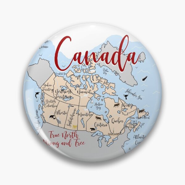 Item preview, Map of Canada designed and sold by Quick Brown Fox Canada.