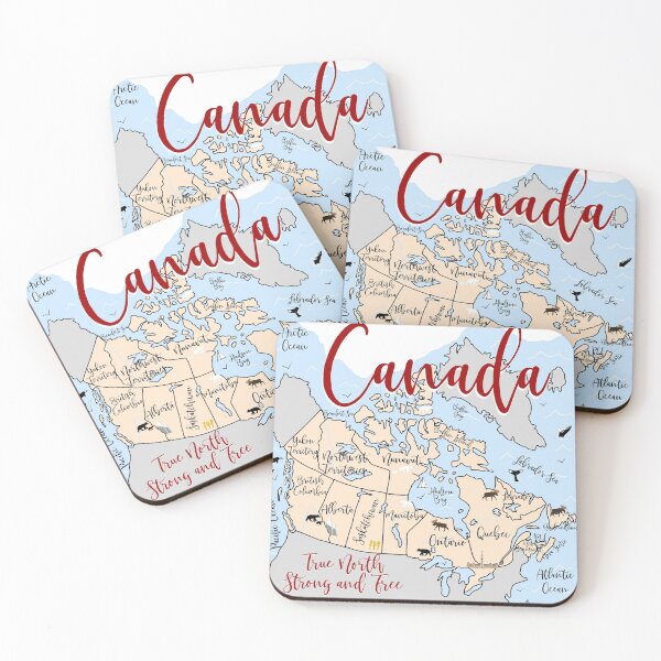 Item preview, Map of Canada designed and sold by Quick Brown Fox Canada.