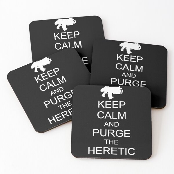 Item preview, KEEP CALM AND PURGE THE HERETIC designed and sold by WarGear.
