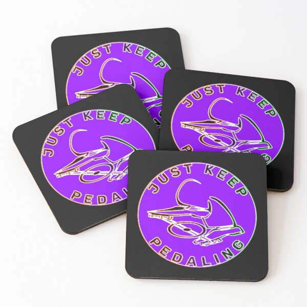 Item preview, JUST KEEP PEDALING - FOR PEOPLE LOVING CYCLING designed and sold by Ralek.