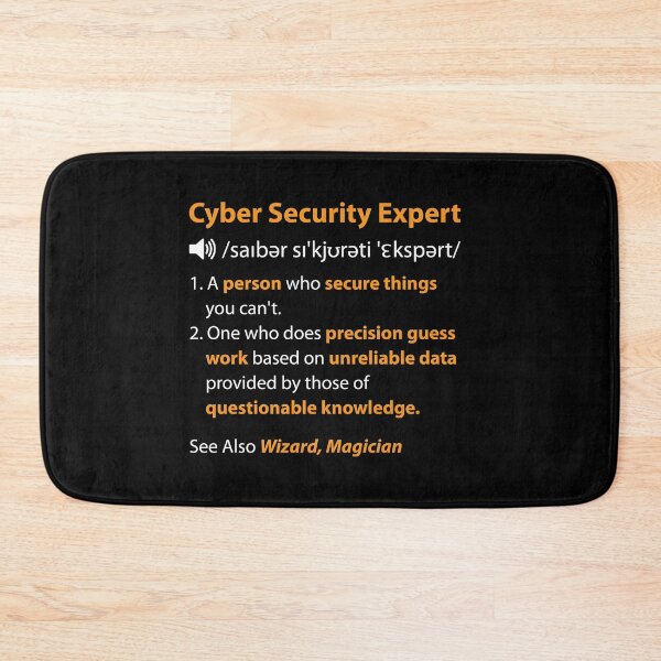 Item preview, Cyber Security Expert Definition designed and sold by TopDawgDesigns.