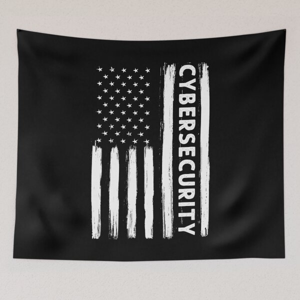 Item preview, Cybersecurity American Flag Cyber Security Specialist designed and sold by TopDawgDesigns.