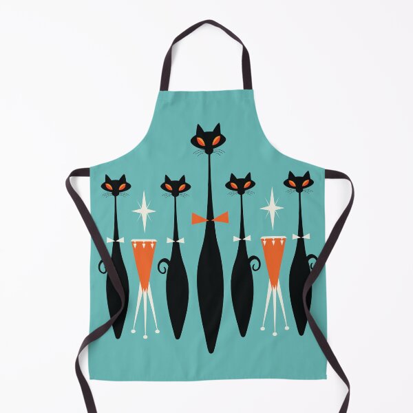 Item preview, Bobby West's "Tropicana Kitty Club" Midcentury Cats Playing Congas. designed and sold by BobbyWest1965.