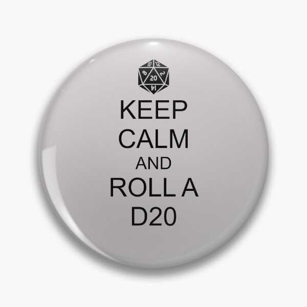 Artikelvorschau, KEEP CALM AND ROLL A D20 entworfen und verkauft von WarGear.