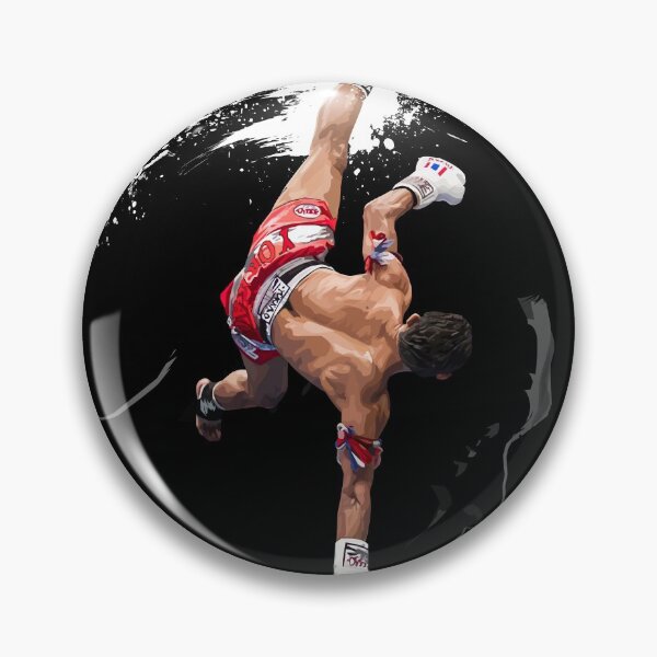Item preview, Saenchai Muaythai White/Black Artwork by Shunsuke  designed and sold by shunsukevisuals.