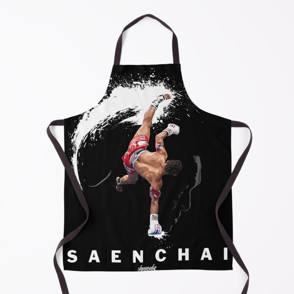 Item preview, Saenchai Muaythai White/Black Artwork by Shunsuke designed and sold by shunsukevisuals.