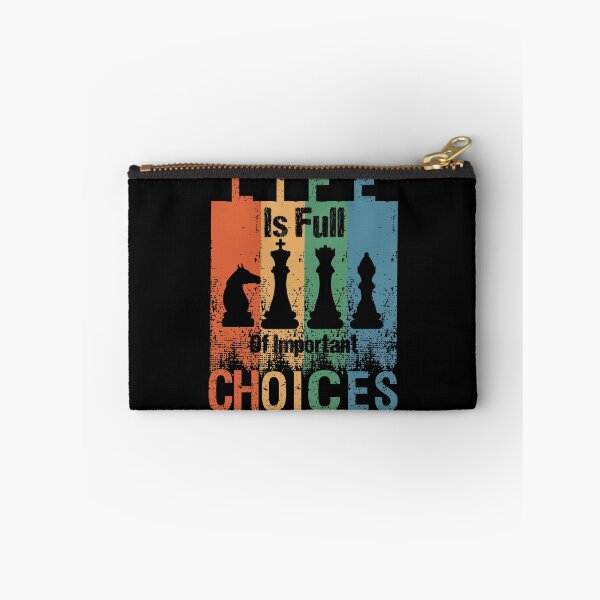 Item preview, Life Is Full Of Important Choices,Chess Gifts distressed grunge vintage color designed and sold by Houssemanthony.