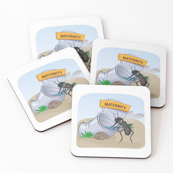 Item preview, Breeding, can with standing water with a focus of stilt mosquito. Ideal for informational and institutional sanitation and related care designed and sold by LucianoCosmo.