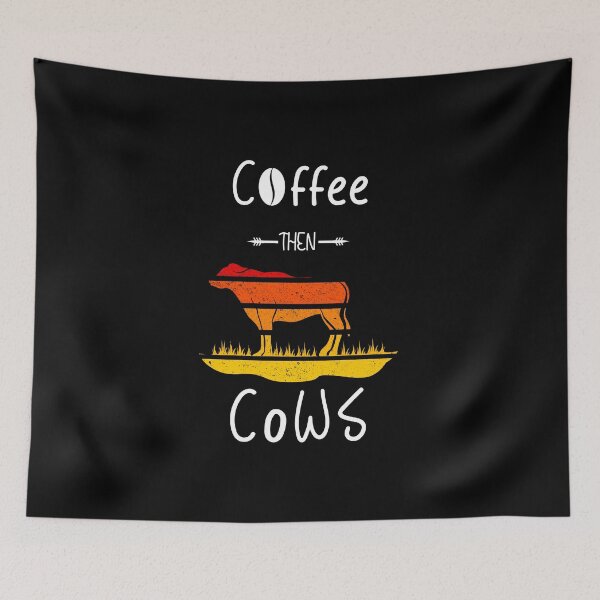 Item preview, Coffee then Cows - SUNSET designed and sold by pannolinno.
