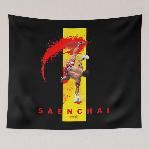Item preview, Saenchai Yellow/Black 2nd Style Artwork by Shunsukevisuals designed and sold by shunsukevisuals.