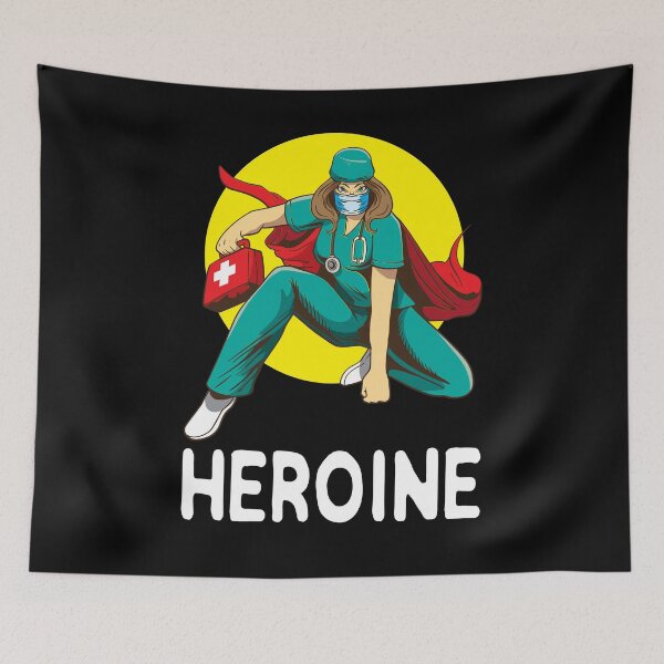 Item preview, Heroine heroine super heroine women nurse designed and sold by Stndor.