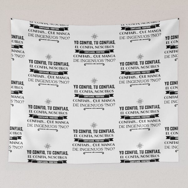 Item preview, Yo confio, tu confias, el congia, nosotros confiamos.. designed and sold by Elena's Shop.