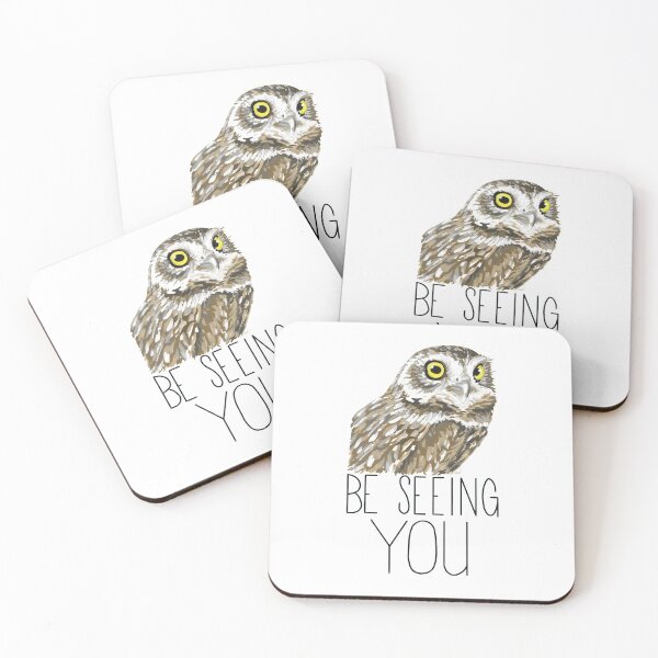 Item preview, Owl Be Seeing You (Burrowing Owl) designed and sold by LauraWolfArtist.