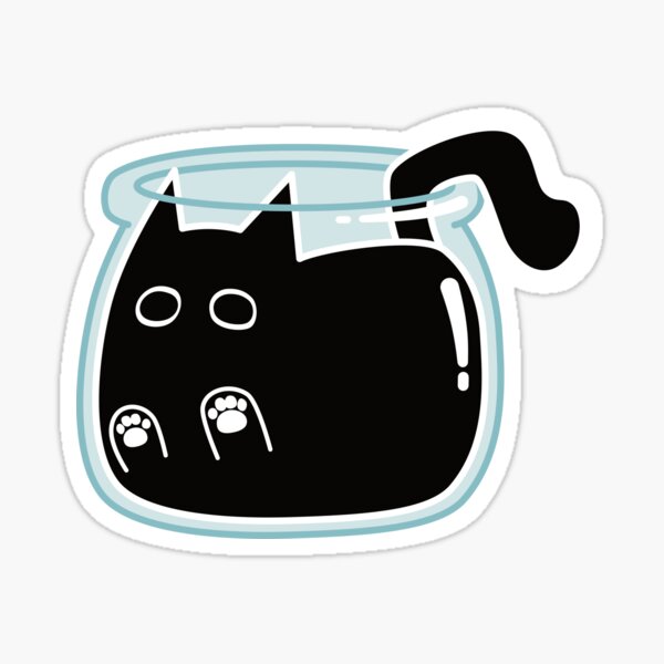 Cats Are Liquid Sticker