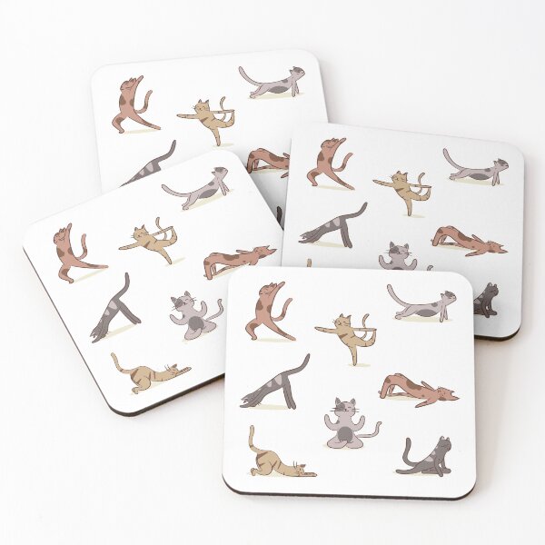 Item preview, Yoga Cats designed and sold by arrowroses.