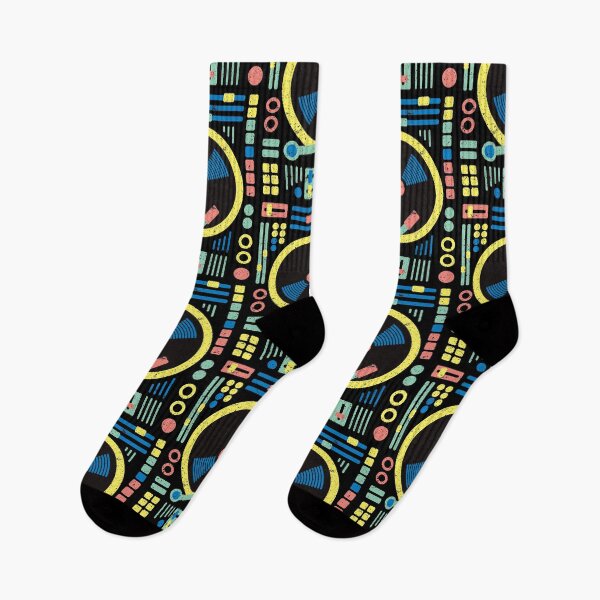 Item preview, DJ & Raver Gifts - DJ Decks Retro Pattern / Vintage Vinyl designed and sold by coolintent.