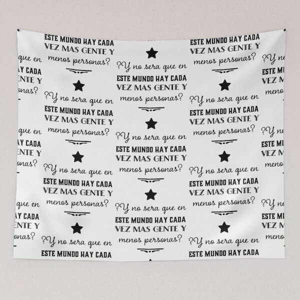 Item preview, Y no sera que en este mundo hay cada vez mas gente... designed and sold by Elena's Shop.