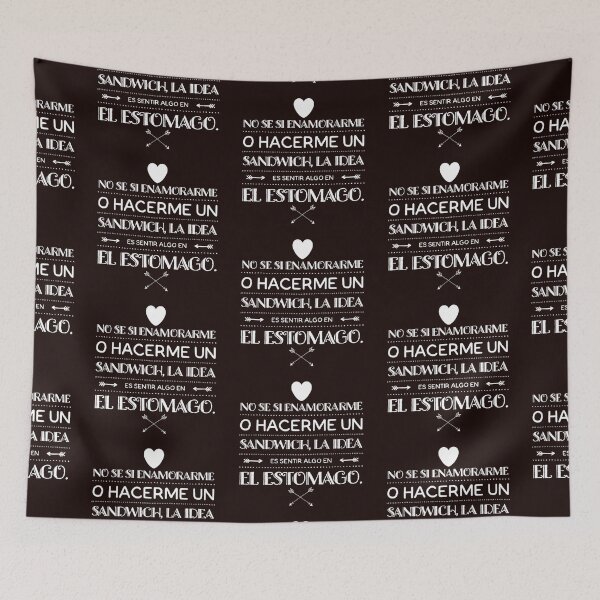 Item preview, No se si enamorame o hacerme un sandwich... designed and sold by Elena's Shop.