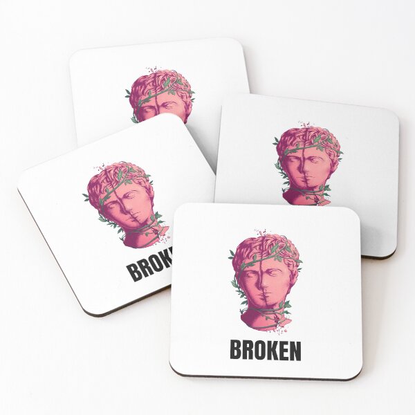 Item preview, Broken- graphic design-white designed and sold by josephsteez.