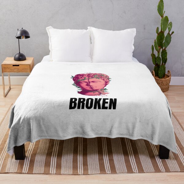 Item preview, Broken- graphic design-white designed and sold by josephsteez.