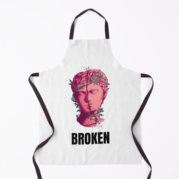 Item preview, Broken- graphic design-white designed and sold by josephsteez.