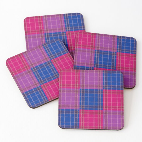 Item preview, Subtle Bi Plaid 2 designed and sold by -Gedwolcraeft-.