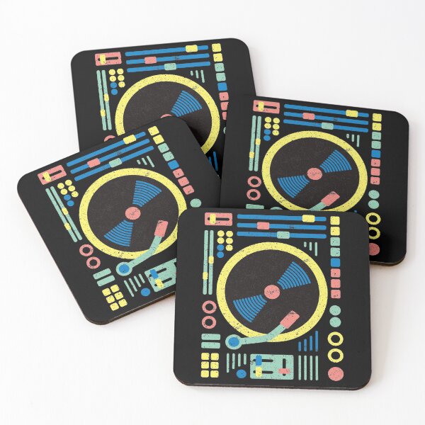 Item preview, DJ & Raver Gifts - DJ Decks Retro Pattern / Vintage Vinyl designed and sold by coolintent.