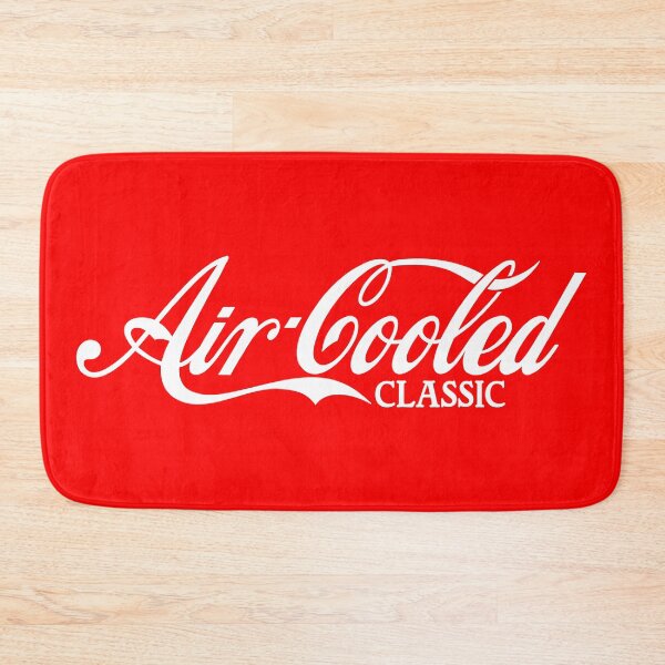 Artikelvorschau, Luftgekühltes klassisches Logo, Coca-Cola-inspirierter Vintage-Stil entworfen und verkauft von FlatSixGraphics.