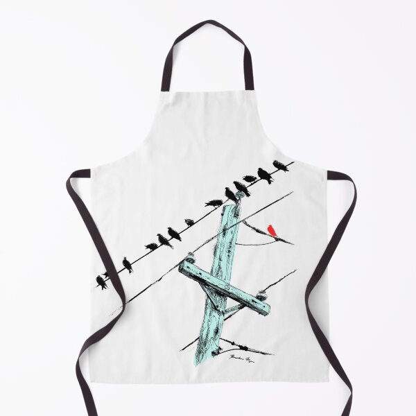 Item preview, Assimilate - An Illustration of Birds on a Wire by Brooke Figer designed and sold by Brooke Figer.