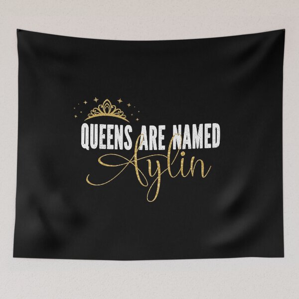 Item preview, Queens Are Named Aylin Personalized First Name Girl design designed and sold by Grabitees.